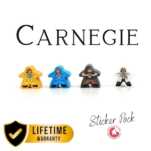 Carnegie sticker set