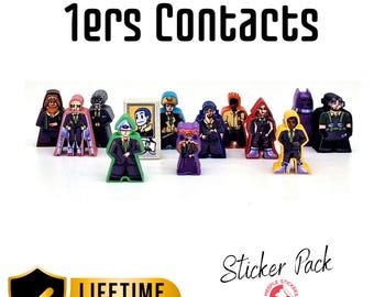 1ers Contacts sticker set