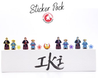 Iki boardgame sticker set for boardgames NOT Paper boardgame Stickers upgrade pack for better boardgame table boardgame gifts