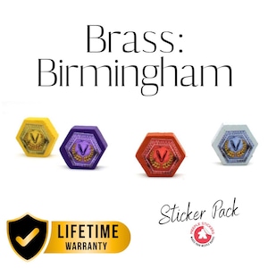 Brass : Birmingham sticker set