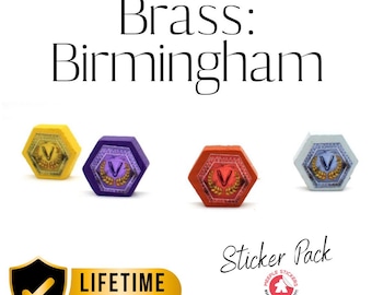 Brass : Birmingham sticker set