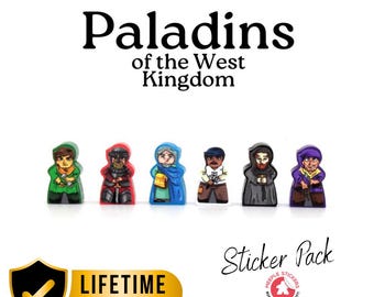 Paladins of the West Kingdom sticker set