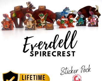 Everdell - Spirecrest sticker set (unofficial product)