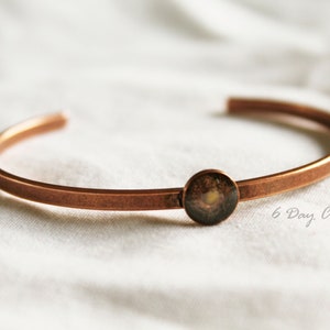Mustard seed bracelet | Matthew 17:20 Verse | &quot;Faith can move mountains&quot; | unique faith jewelry | Christian Gift | antique copper | gift