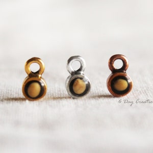 Mustard seed charms | 24k gold, .999 silver, and natural copper plating | TINY bracelet add-ons | unique faith accessory | Biblical charm