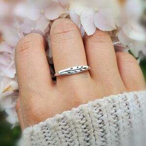 Olijftakring | .925 sterlingzilver | unieke christelijke sieraden | natuuraccessoire | botanisch cadeau voor haar | minimalistisch