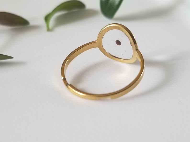 Mustard seed ring handmade faith jewelry miscarriage gift Etsy