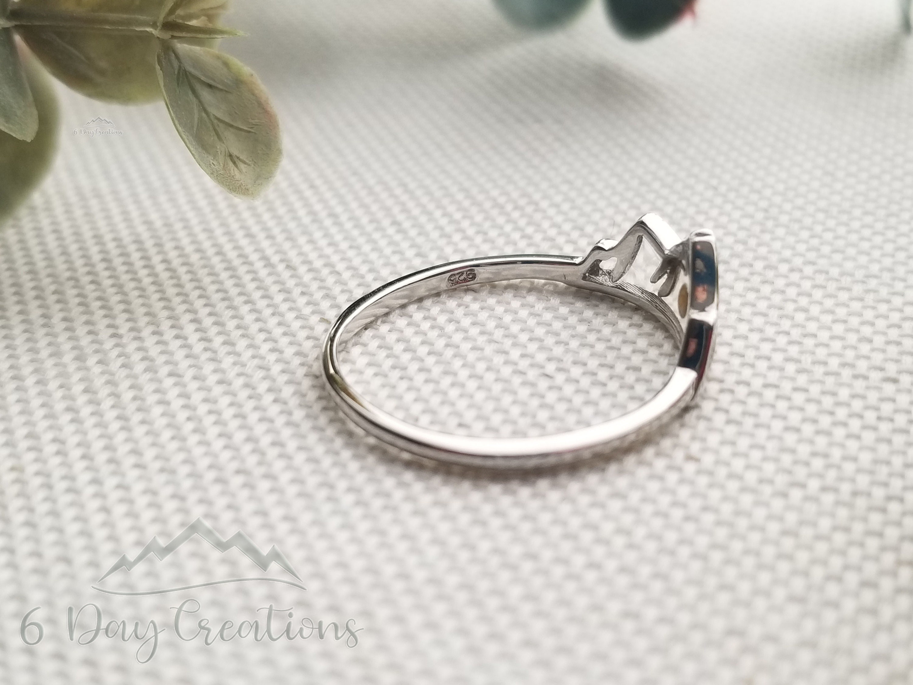 Mustard Seed Faith Ring - Sterling Silver Mountain Jewelry With Matthew 17:20 Inspiration