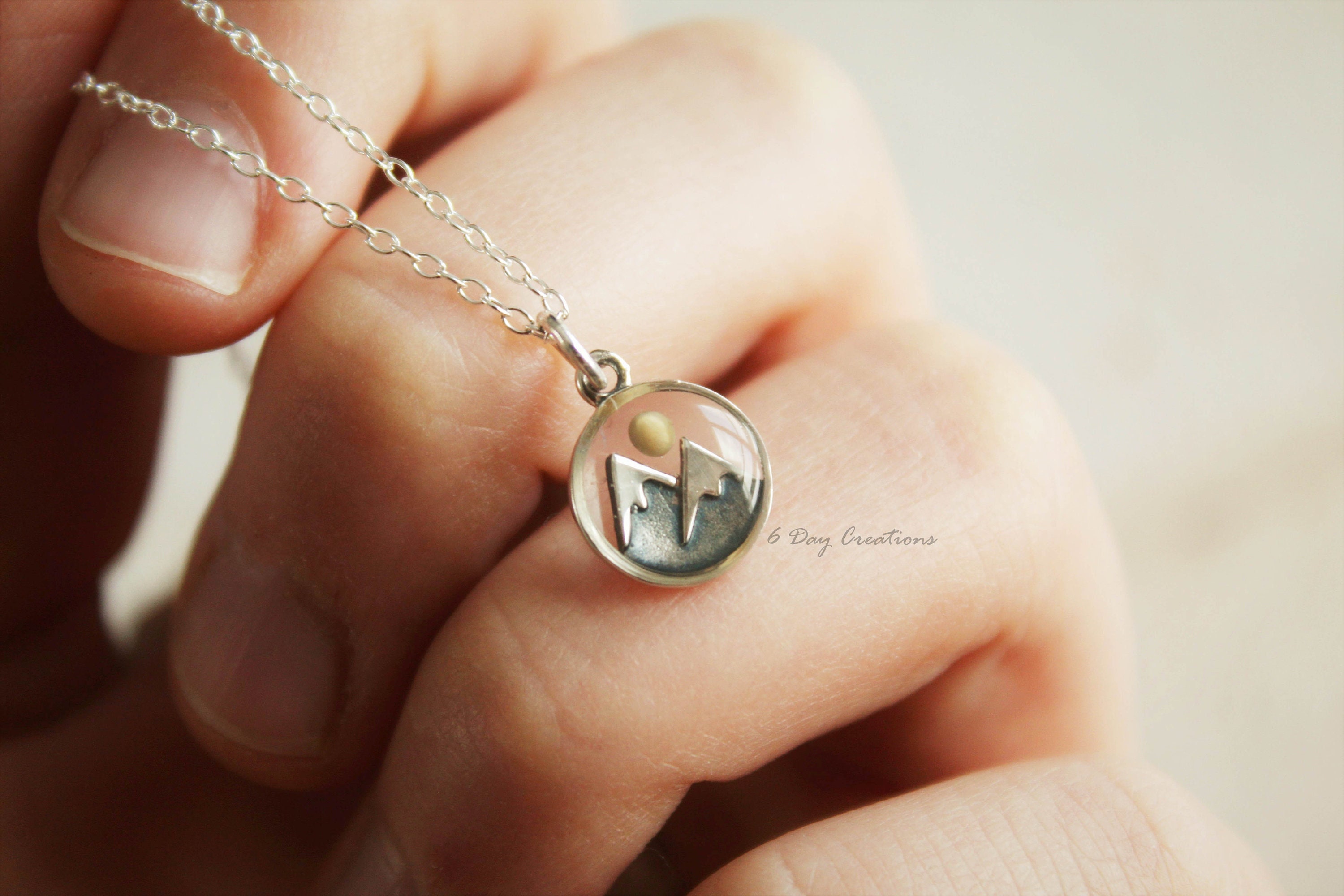 Collana con ciondolo in argento sterling 925 Silpada Fede di un seme