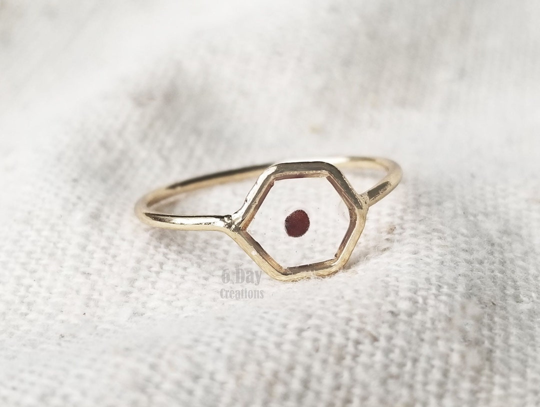 Mustard Seed Ring Handmade Faith Jewelry Diamond Frame Matthew 1720