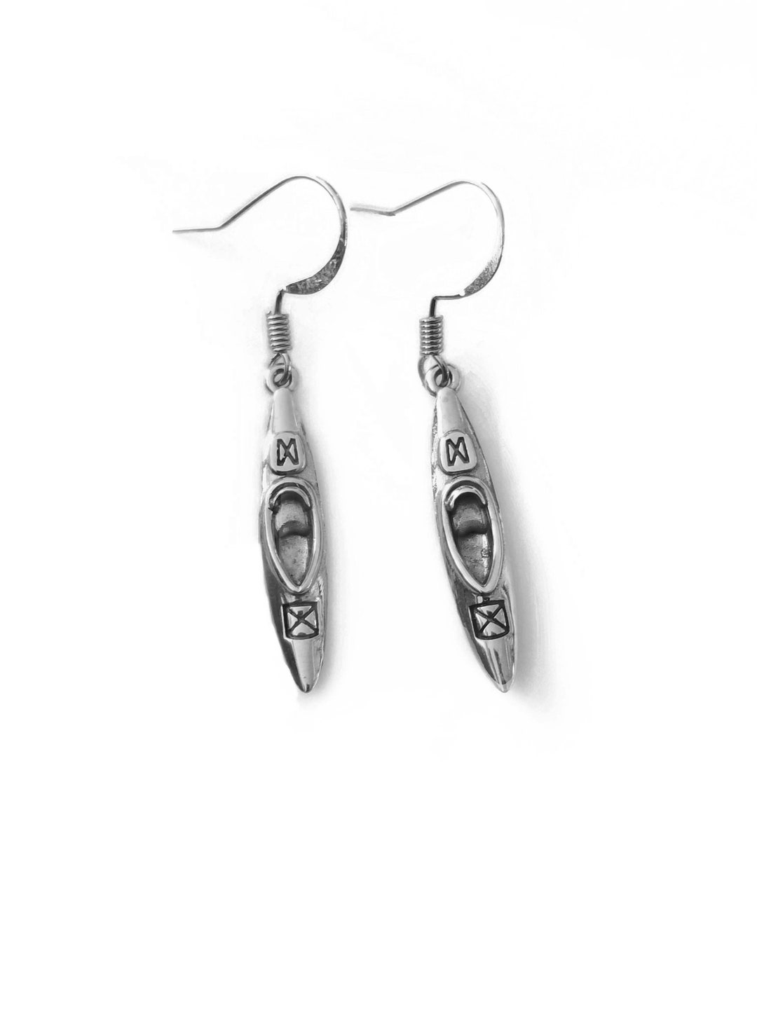 Kayak Earrings 925 Sterling Silver Summer Accessories Environmentfriendly Jewelry Beautiful and