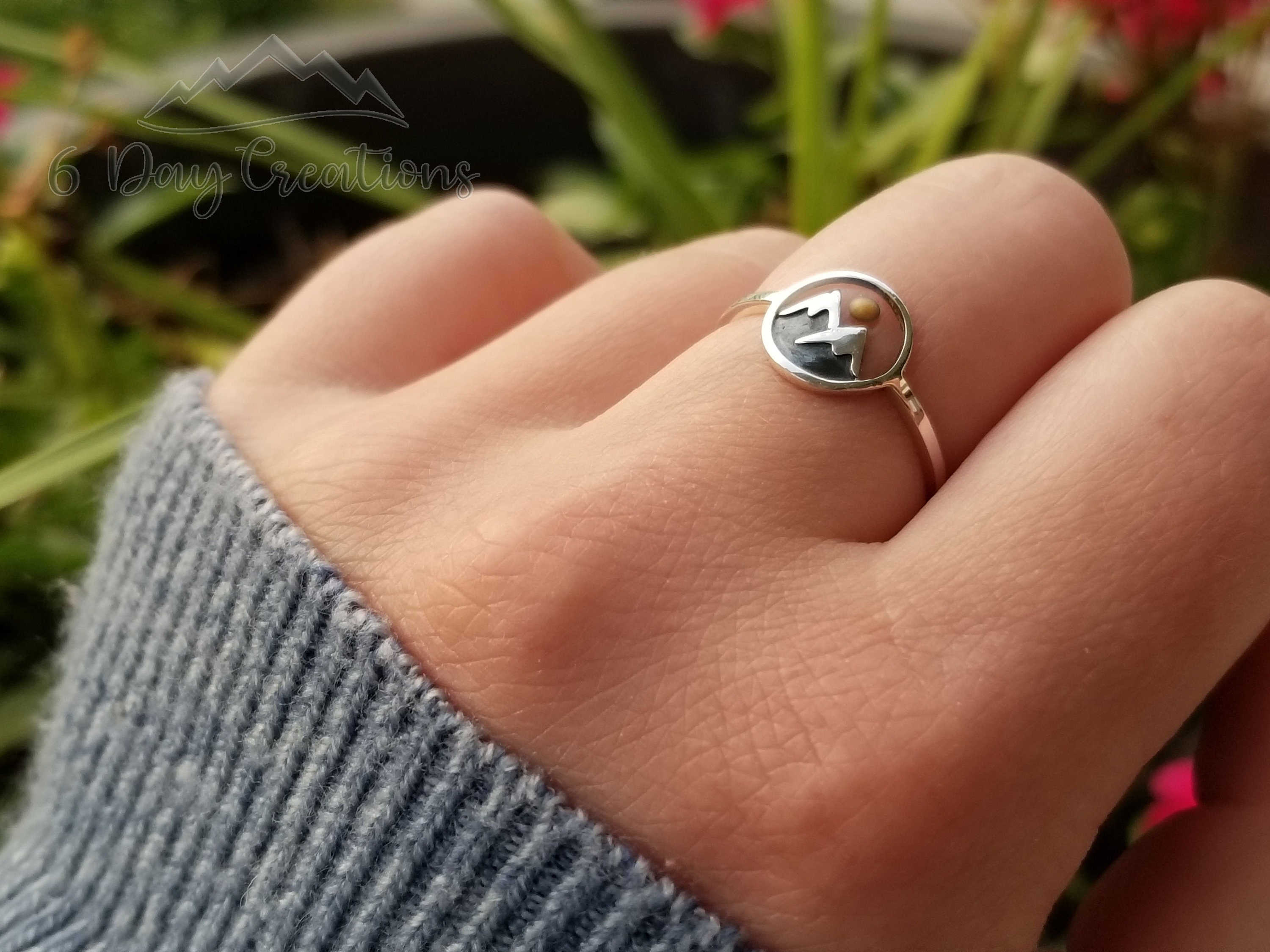 S925 Mountain Mustard Seed Ring Sterling Silver Handmade Etsy Canada