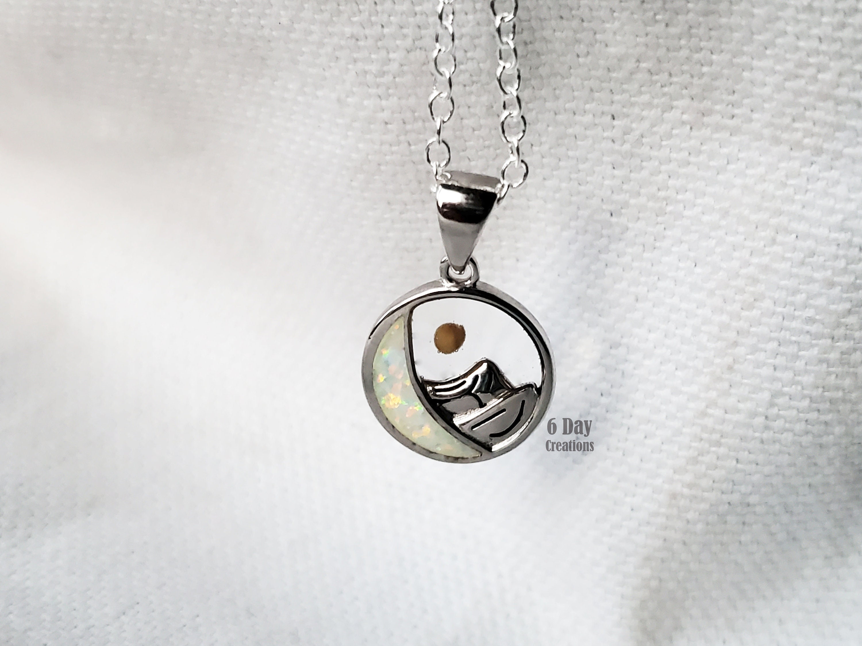 MEIDERBO マウンテンネックレス マスタードシード 信仰ネックレス 925スターリングシルバー 十字架 信仰 希望 ペンダン 並行輸入品