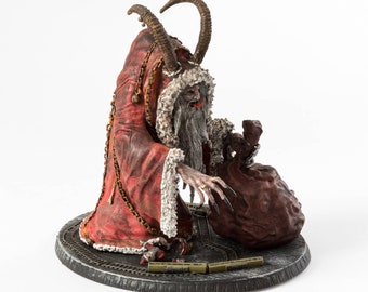 Krampus Figure | Christmas Devil | Horror Movie Gift | Folklore Holiday | Figurines |Statues | satan | Pagan Gift | Miniature | DnD | RPG D&D