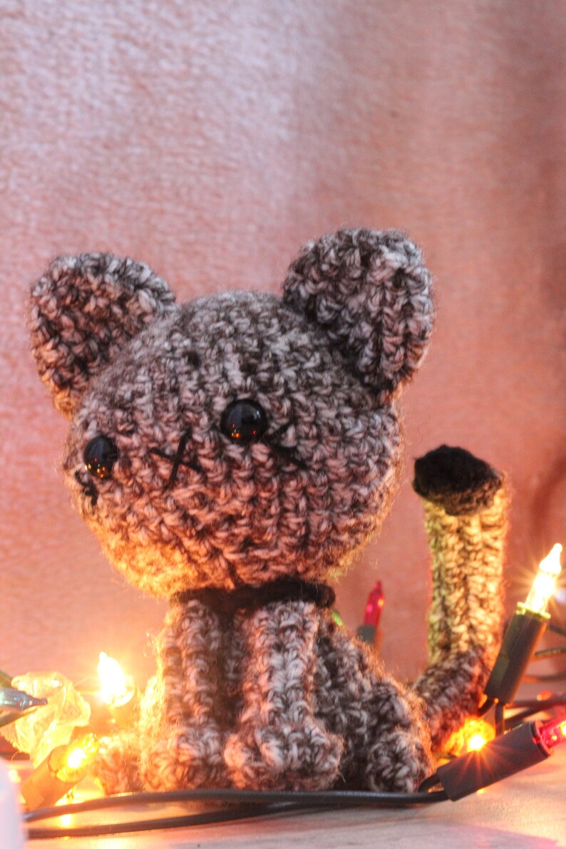 Cecil the Cat Amigurumi crochet cat plush image 4