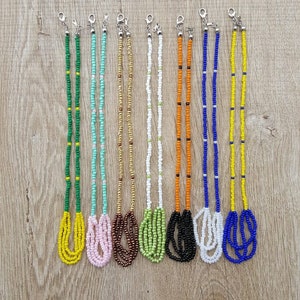 Seed Bead Necklace Gifts for Mom Shinny Colorful Dainty Jewelry Choker Accessories Summer Beach Accessory Gifts for her