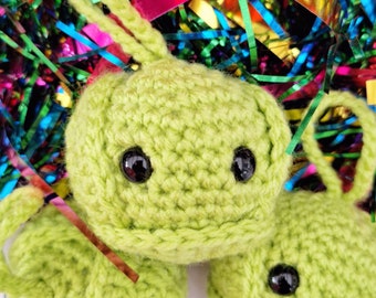 Christmas crochet sprout beginner crochet pattern