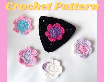 Crochet bunting pattern, flower bunting, crochet home decor pattern, crochet coronation bunting, coronation decoration, easy crochet pattern