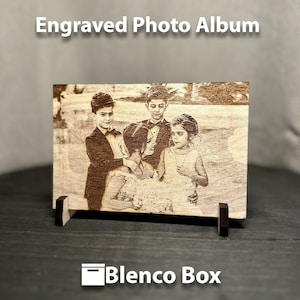 Custom Photo Gift - Custom Wood Photo - Engraved Wood with Photo - Personalized Couple Potrait - Custom Engraved Photo - Engaved Gift