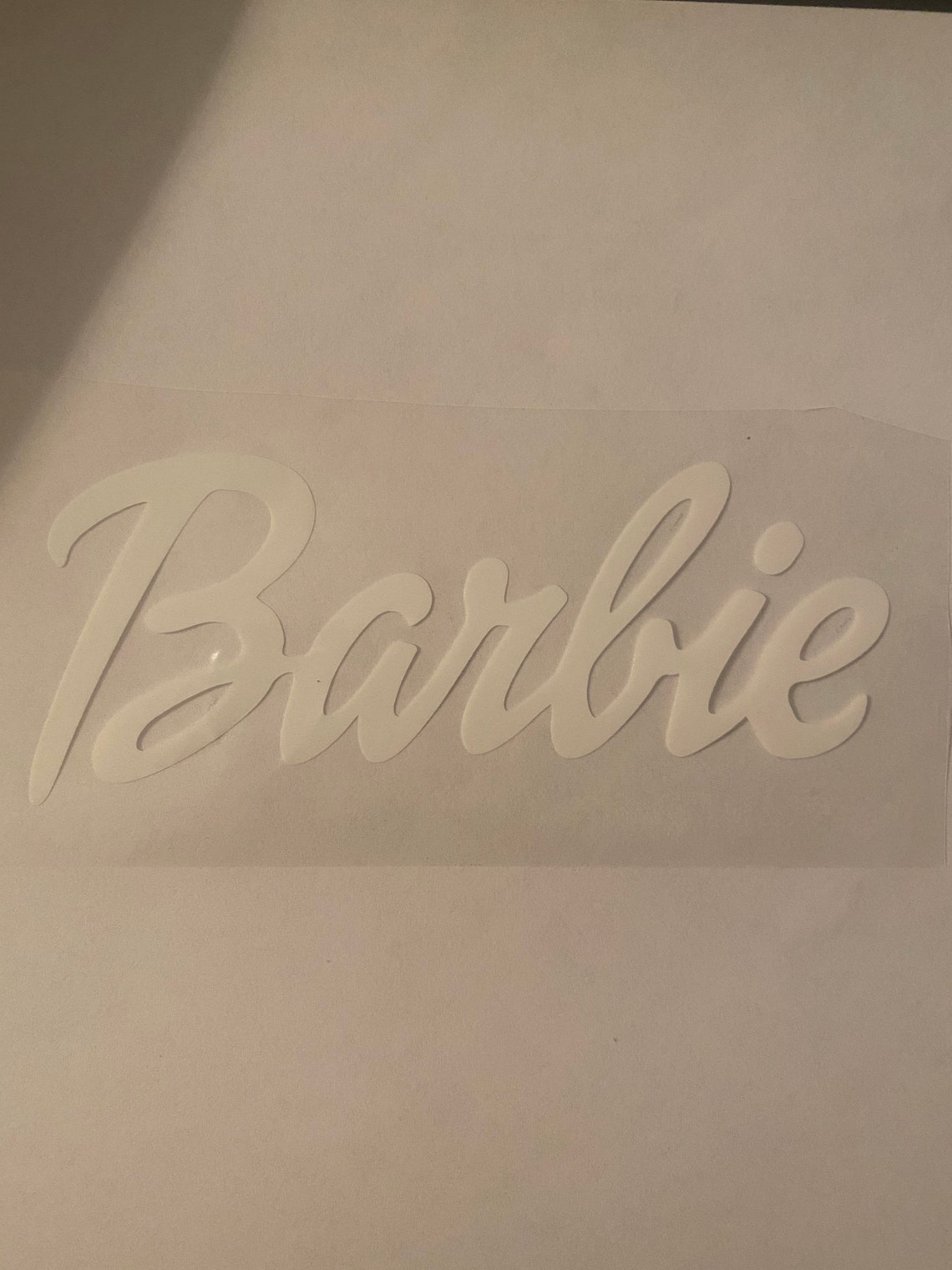 Barbie plancha. Calcomanía Barbie. Logotipo de Barbie Barbie | Etsy México