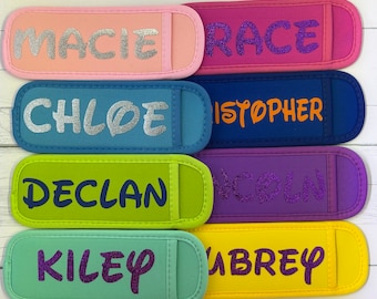 Personalized Popsicle Holder: custom Party Favor. Birthday party favors.