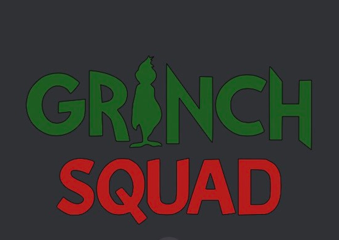 Christmas Iron On Grinch Squad Iron on Decals Grinch Shirts Etsy