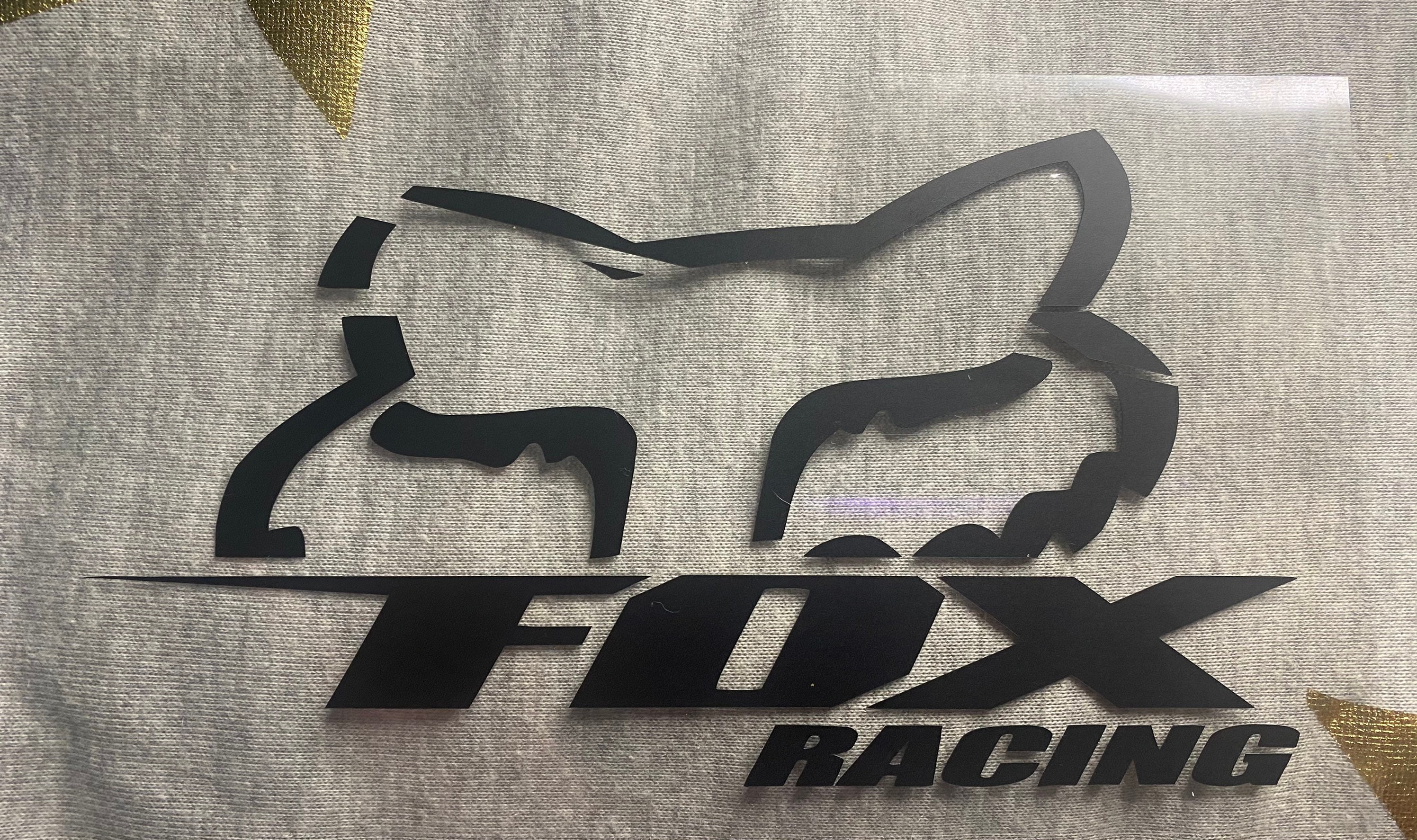 Fox racing sticker. Fox racing car decal. Fox permanent car Etsy