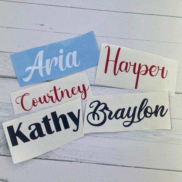 Custom Name stickers. Decal for tumbler. Car decal. Create your one decal. Custom vinyl decal. Personalized decal. Bridal shower name decal.