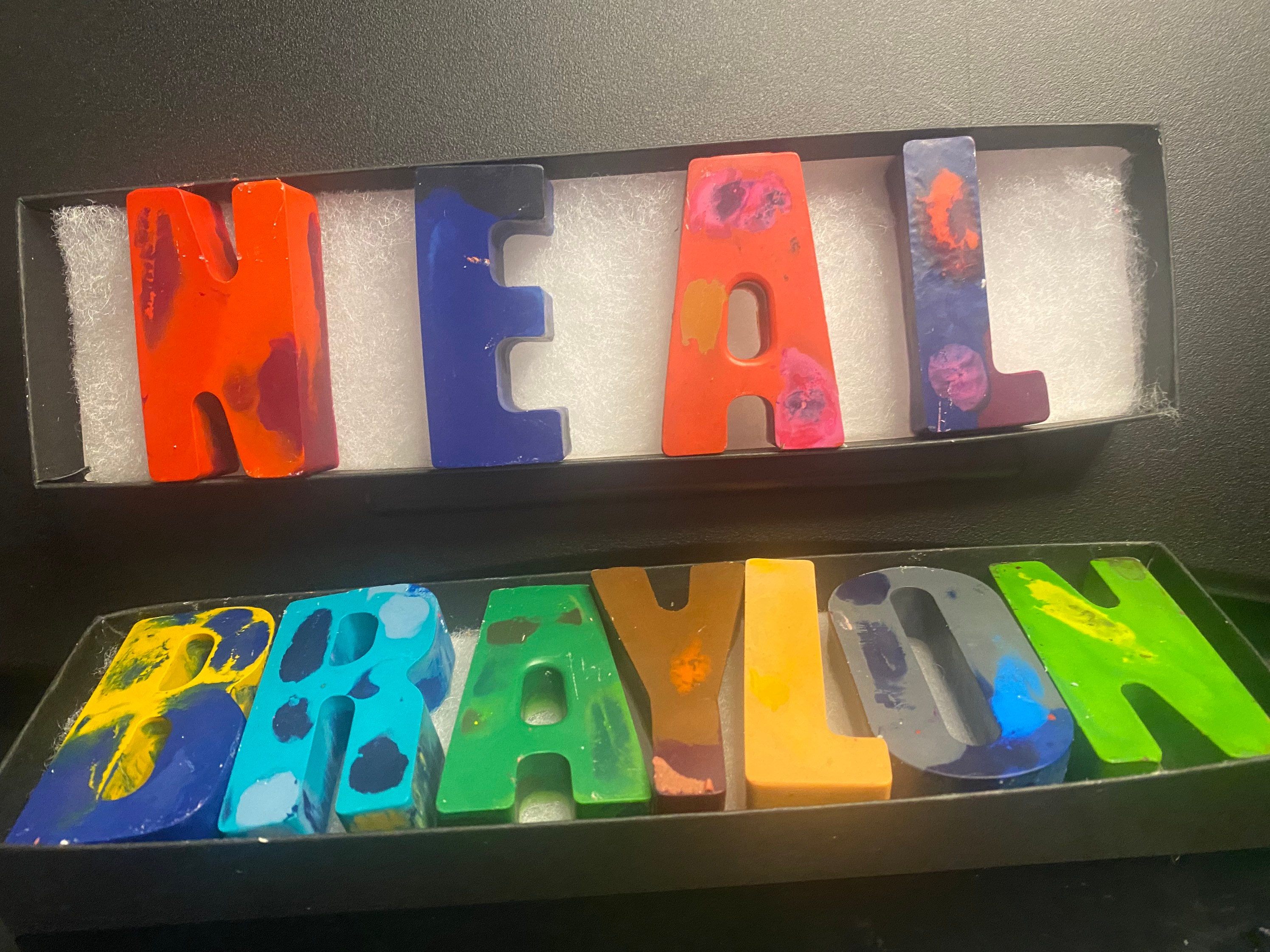 Personalized crayons. Crayon names. Personalized kids crayons. Etsy