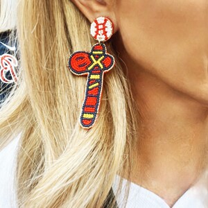 Braves Beaded Headband: Navy main image 1