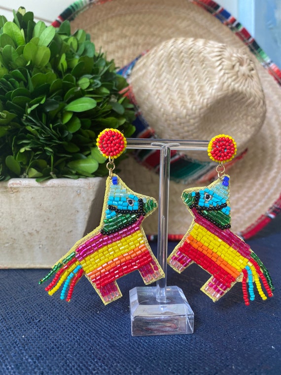 Beaded Piñata Earrings Beaded Piñata Earrings