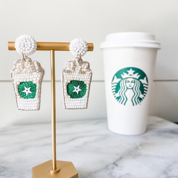 Starbucks Earrings Etsy