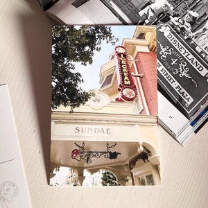 Gibson Girl Ice Cream Postcard | Main Street USA | Disney Postcards, Magic Postcards, Magic Mail, Postcrossing Postcards