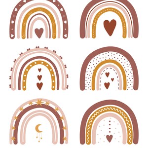Boho Rainbow SVG Bundle