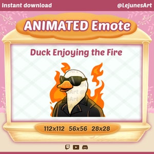 Animated Duck Emote | Goose Twitch emotes  | Twitch Emote | Youtube Emote | Discord Emote | Community Emote | Streamer Emote | Meme emote