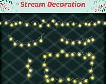 Animated Christmas Lights Stream Decoration (Mov Digital Download)