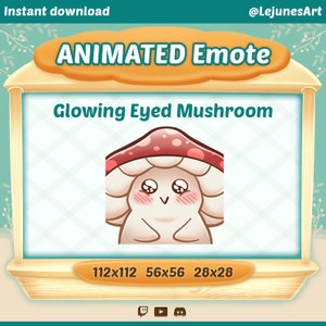 Animated Mushroom Emote | Twitch | Youtube | Discord |