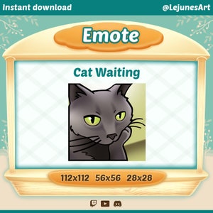 Cat Meme Twitch Emote | Youtube Emote | Discord Emote | Community Emote | Streamer Emote | Kawaii | Emoji | Cat