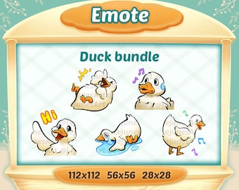 Duck Meme-emotes voor Twitch, Discord en YouTube (digitale download)