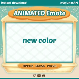 Custom Color - I'm going to change the color of emotes that I already have in the store.