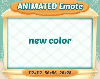 Custom Color - I'm going to change the color of emotes that I already have in the store.