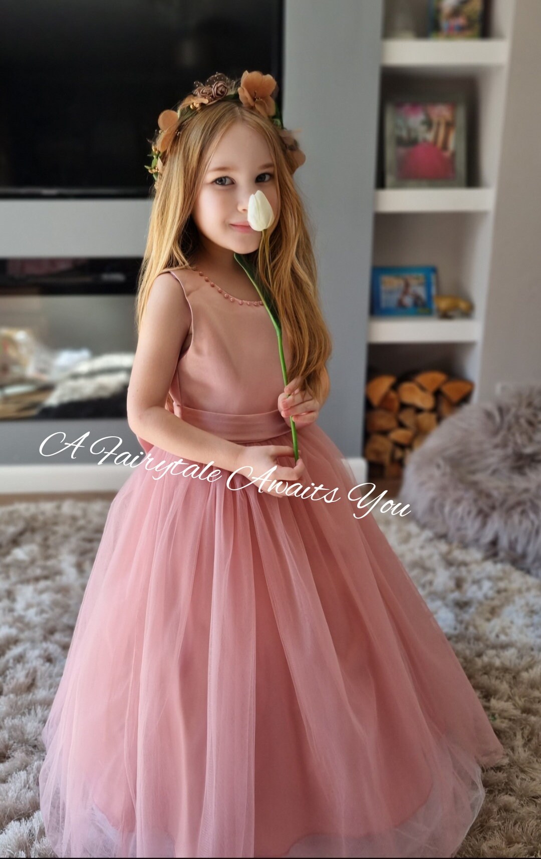 Fairytale flower girl dresses cheap