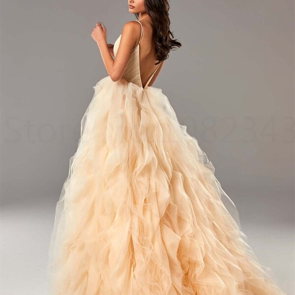 Regal Embroidered Ruffle Dress