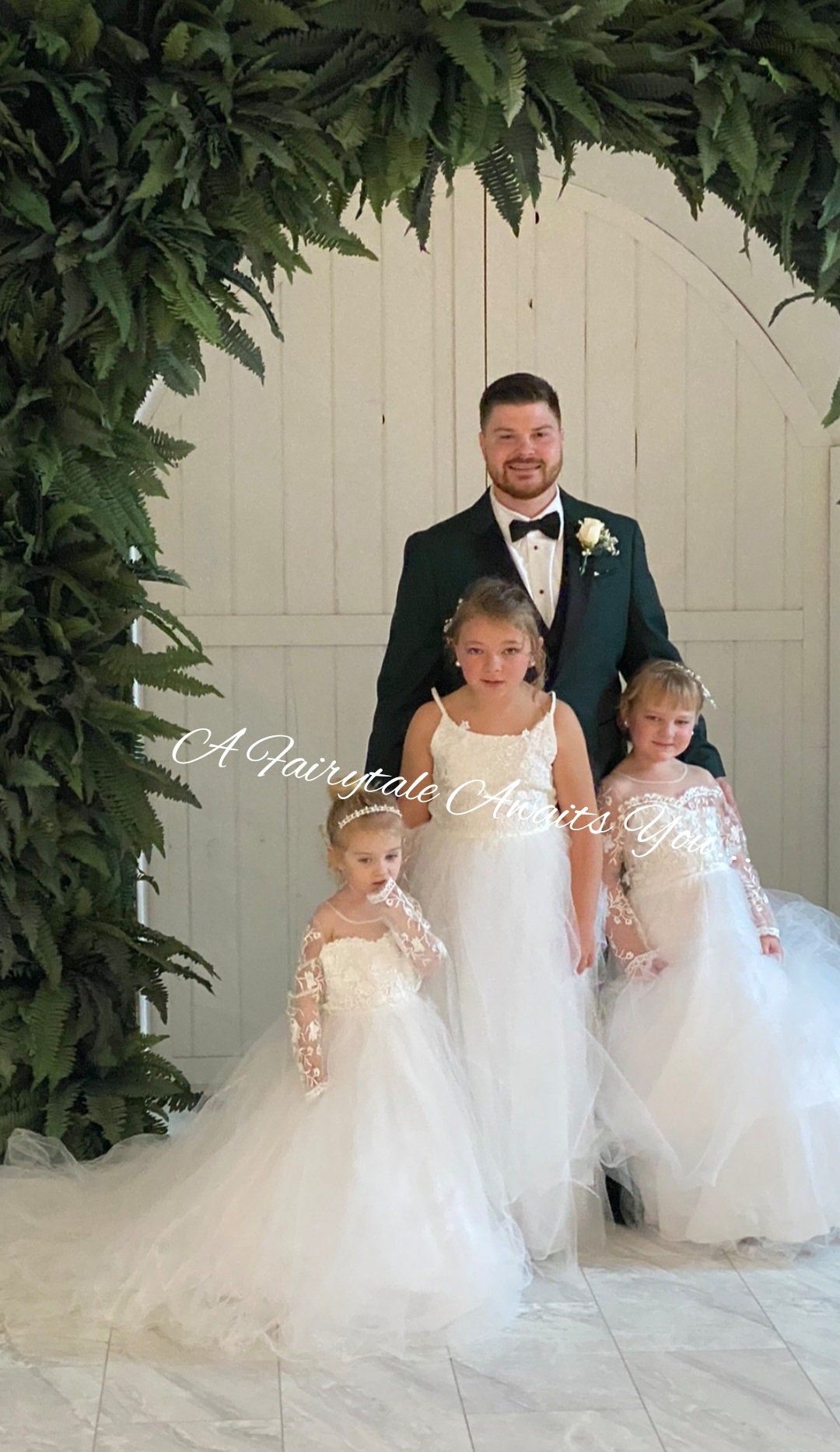 Fairytale flower girl clearance dresses