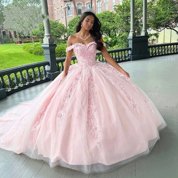 pink quinceanera dress