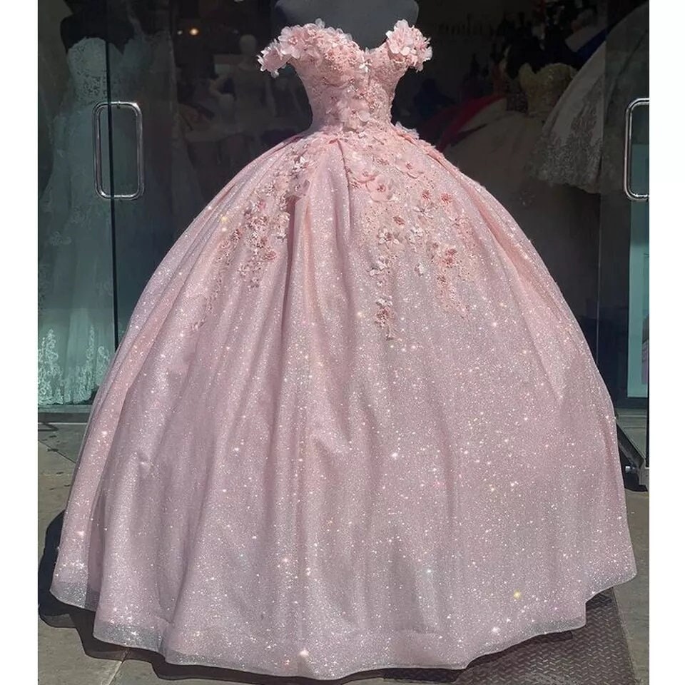 cheap pink quinceanera dresses