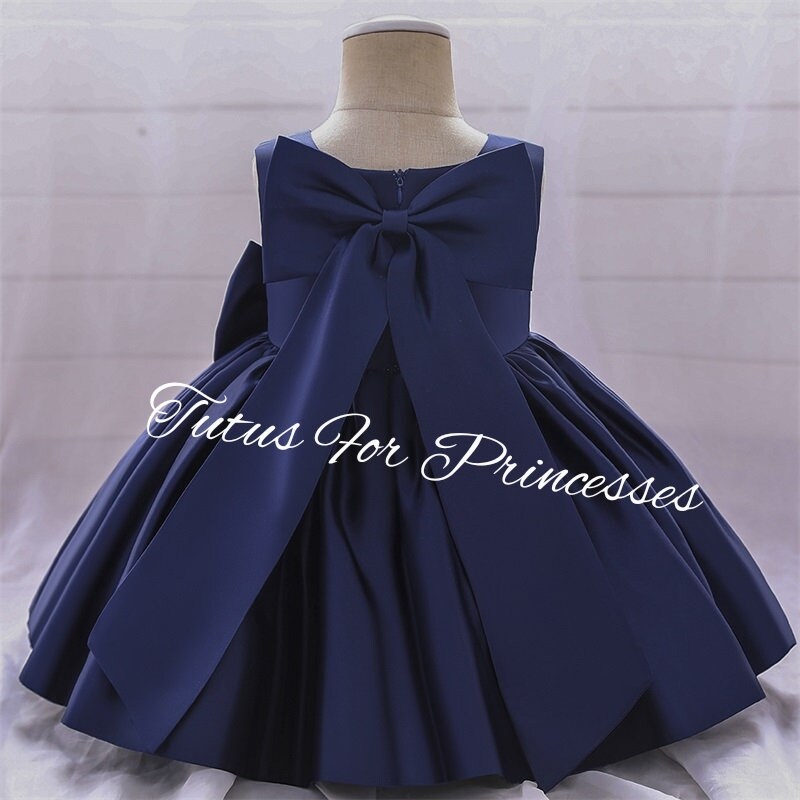 Infant navy blue dress cheap