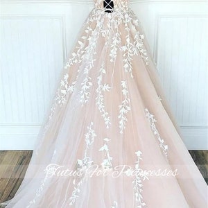 Champagne Wedding Dress Wedding, Photoshoot, Princess, Bridesmaid - Etsy UK