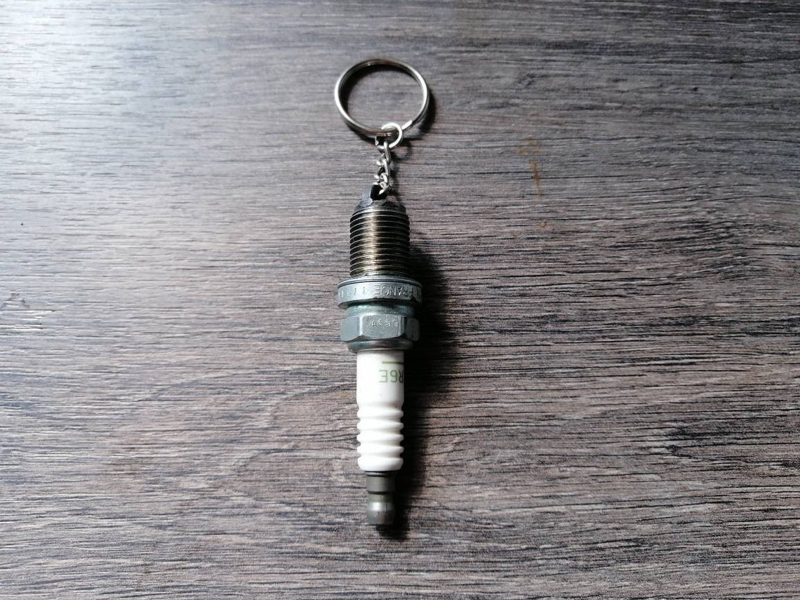 Motorcycle Spark Plug Keyring Etsy