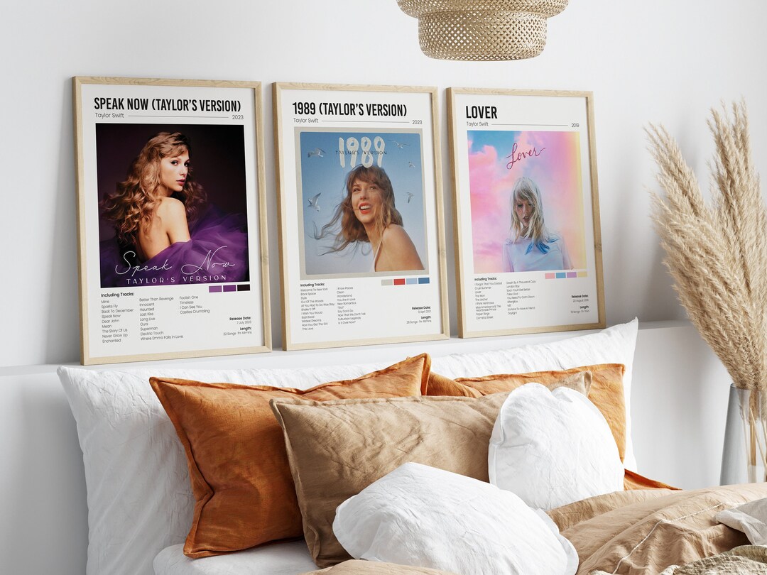 Custom Taylor Swift Album Poster Personalised Music Artist Print ...